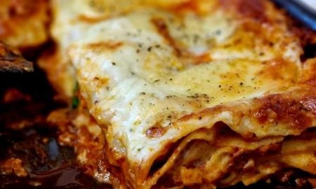 Selbstgemachte Lasagne