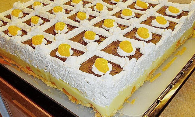 Fanta Schmand Kuchen mit Pudding – Kochbucher