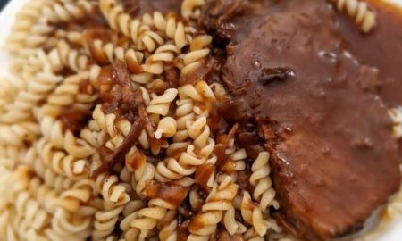 Rinderbraten mit Spirellis